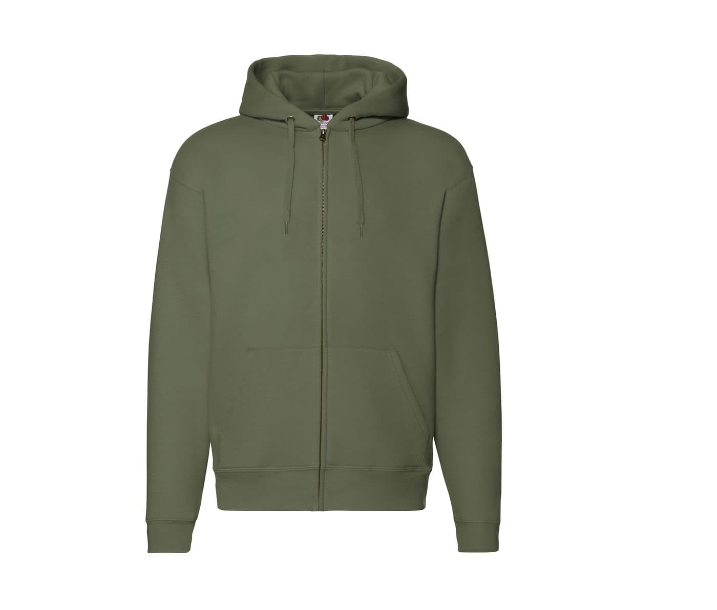 PREMIUM HOODED SWEAT JACKET coloris Olive classique
