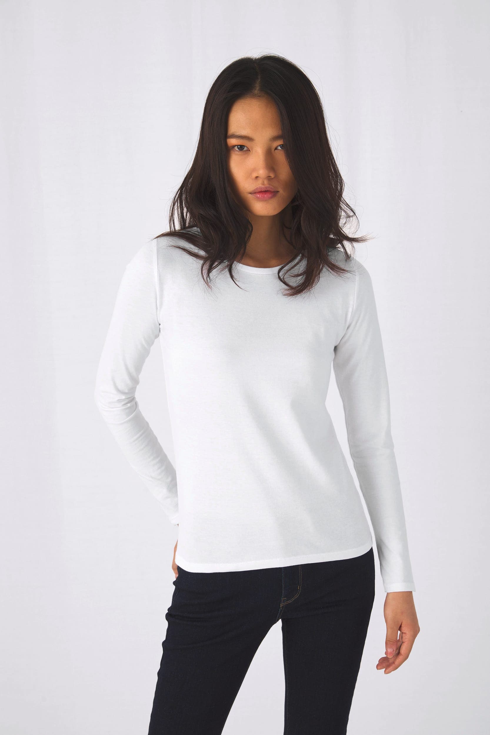 T-shirt manches longues femme #E190 en situation