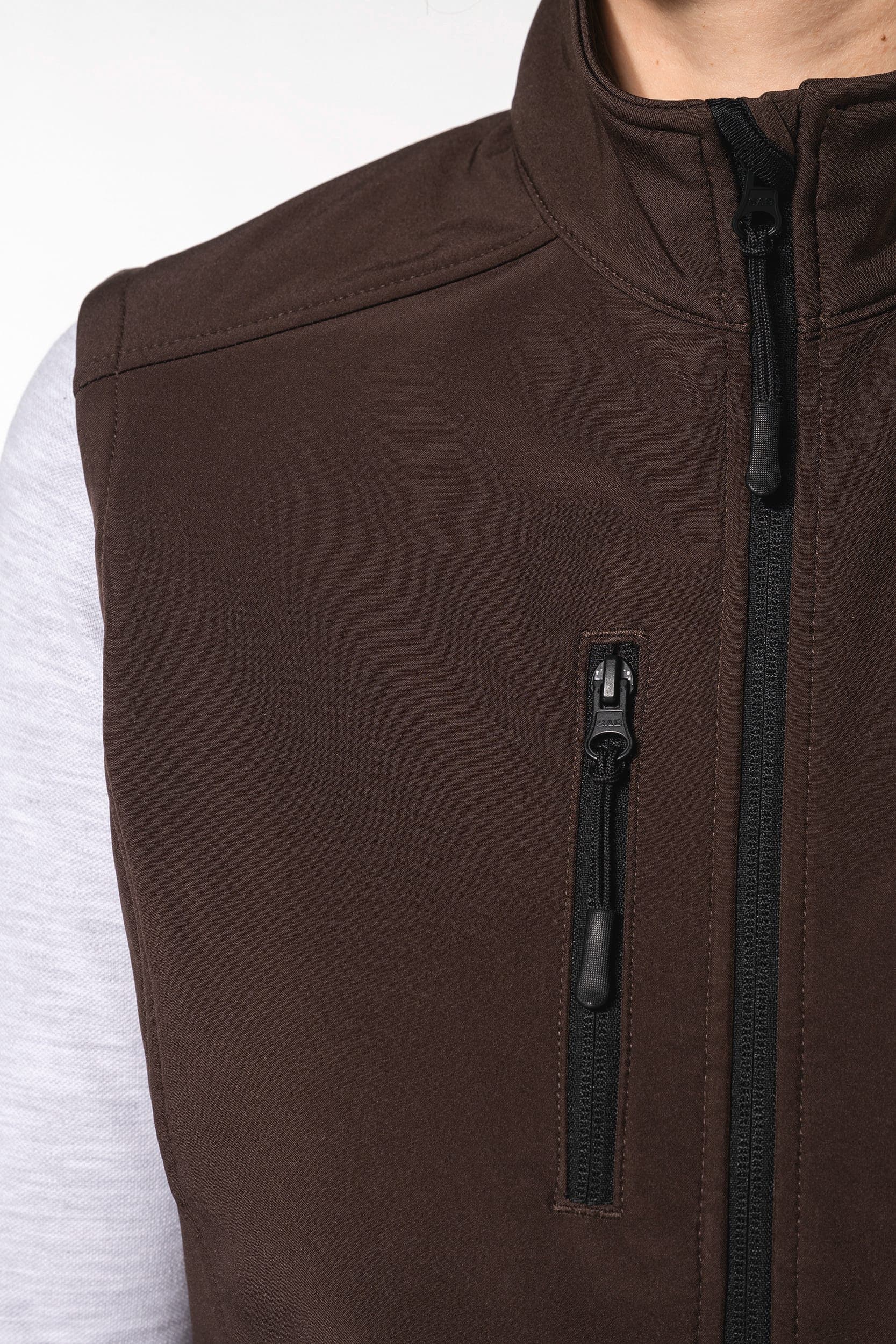 Bodywarmer softshell femme en situation