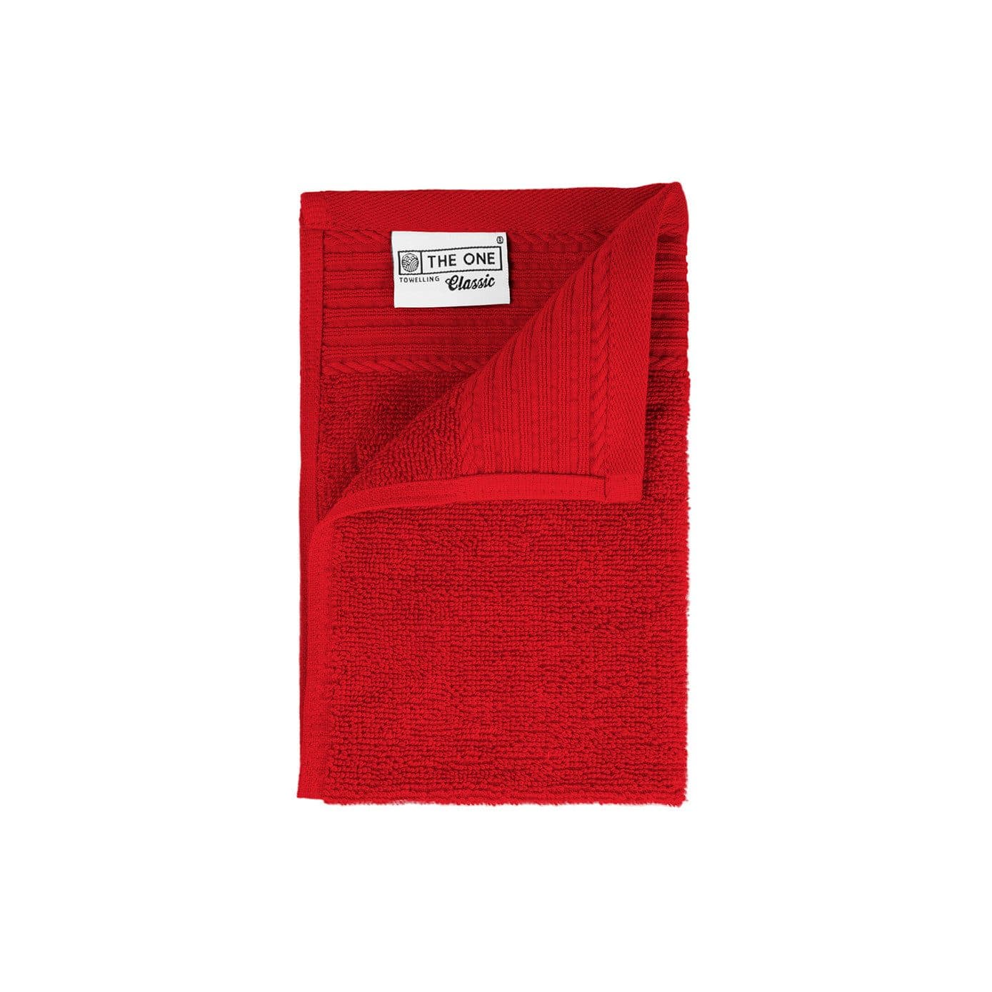 CLASSIC GUEST TOWEL coloris Rouge