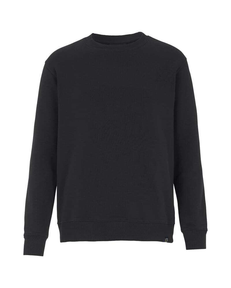 Key Sweat-shirt Col Ras du Cou Unisexe coloris Noir