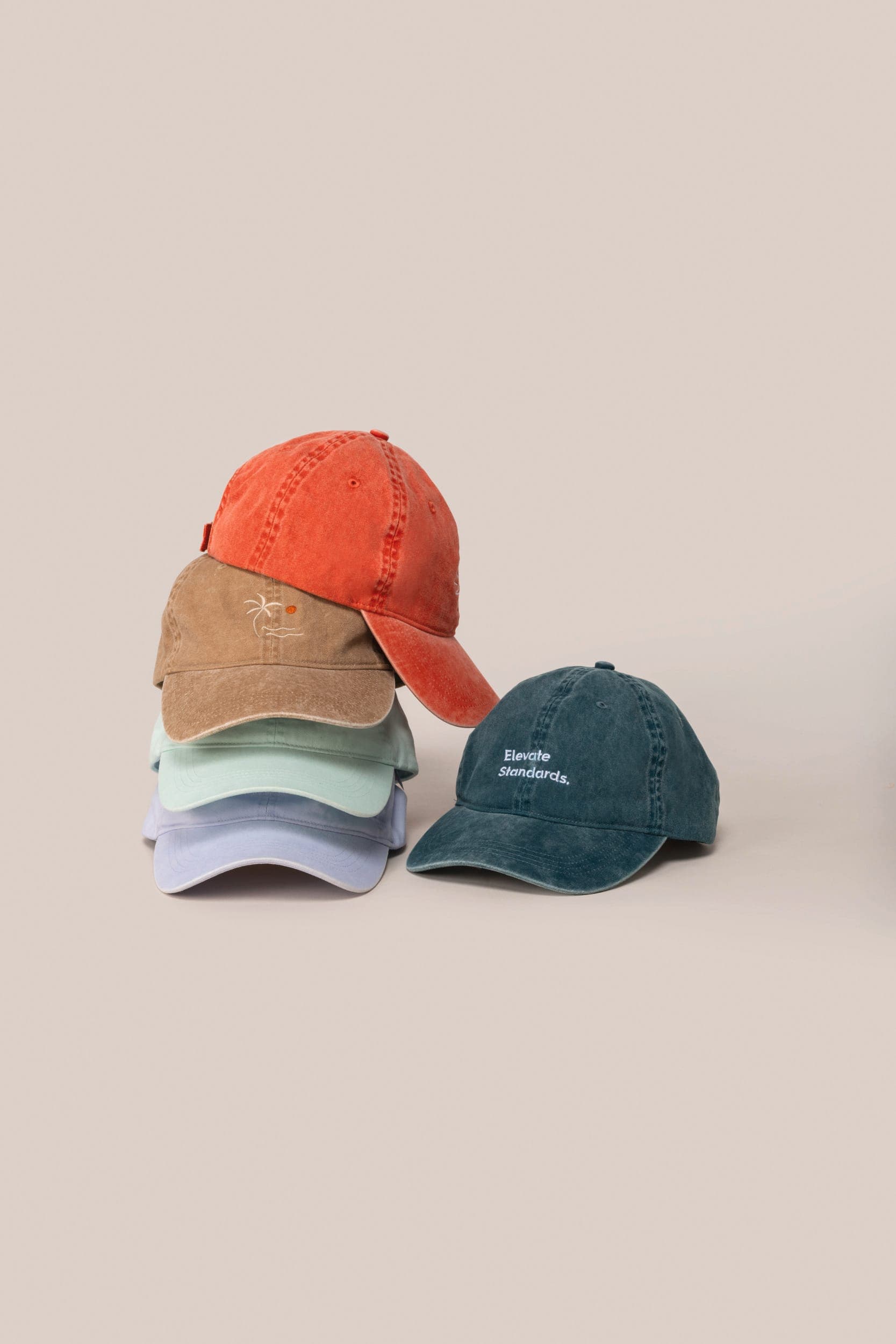 Casquette écoresponsable délavée unisexe en situation
