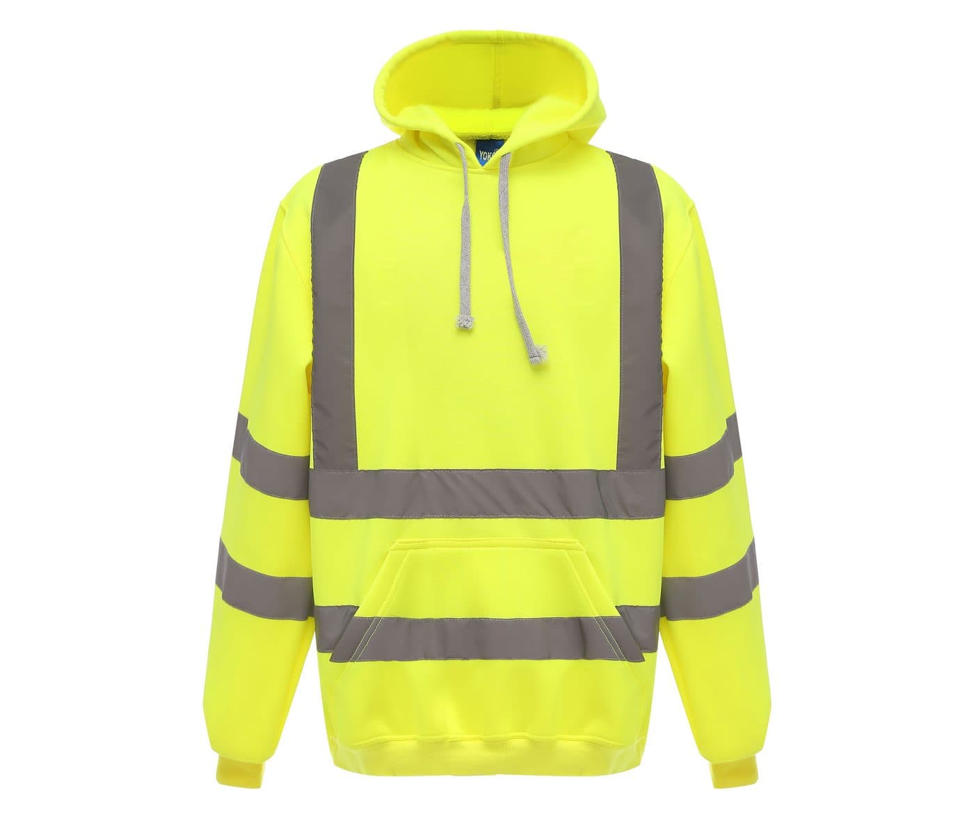 HI-VIS PULL-OVER HOODIE coloris Jaune haute visibilité