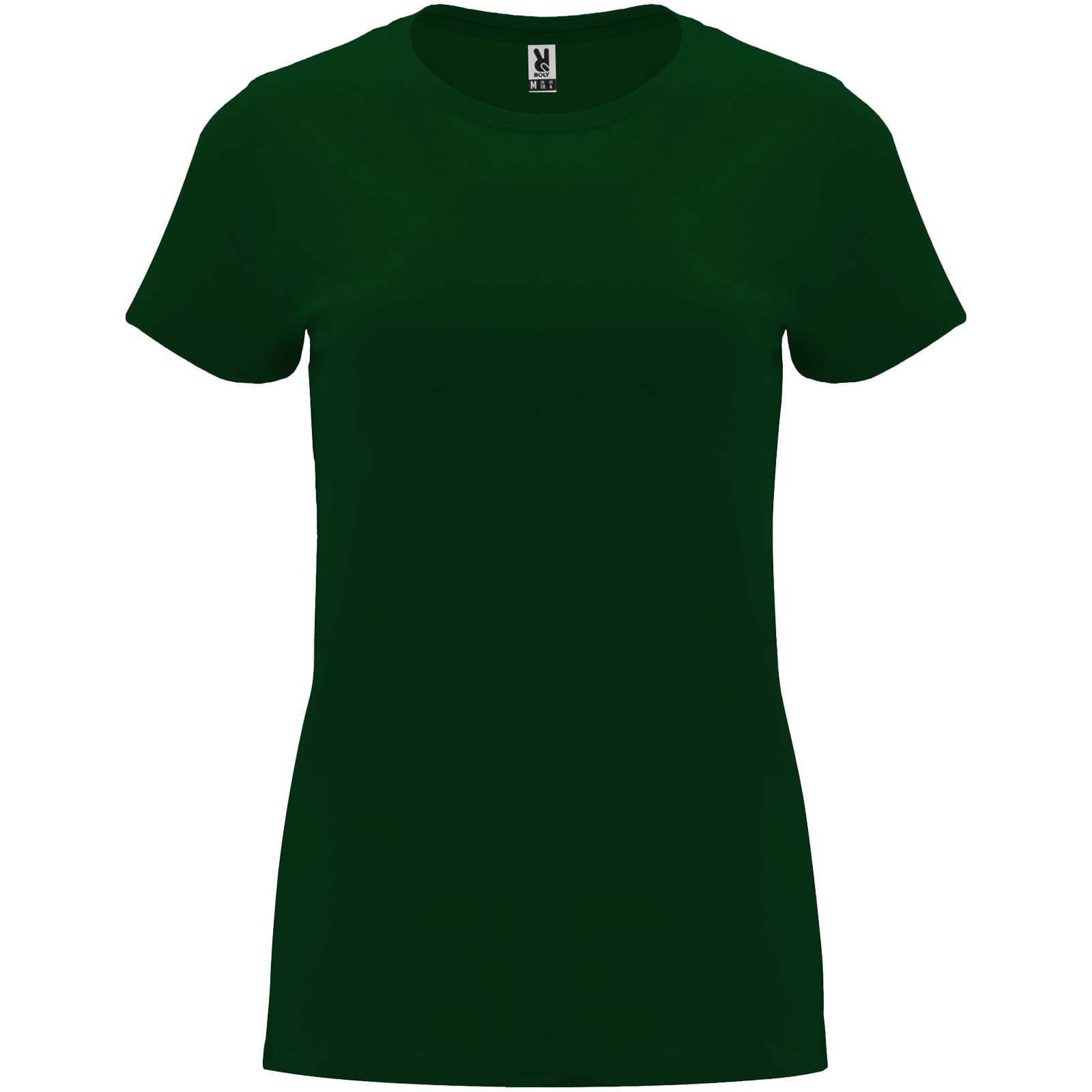 T-shirt de 170 g/m² Capri à manches courtes pour femme coloris Vert bouteille