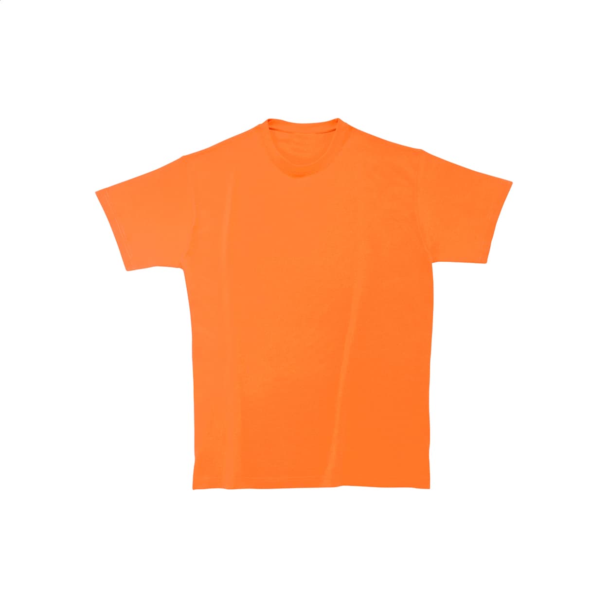 T-shirt en coton ringspun coloris Orange