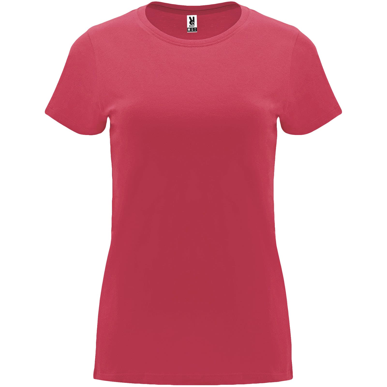 T-shirt de 170 g/m² Capri à manches courtes pour femme coloris Rouge chrysanthème