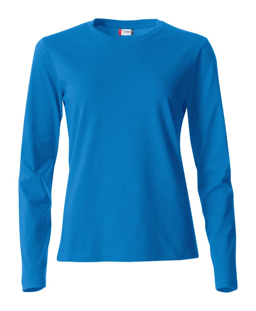 Clique Basic-T L/S Women coloris Bleu roi