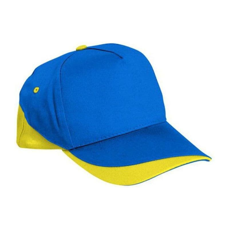 Casquette Fort coloris Bleu roi / Jaune citron