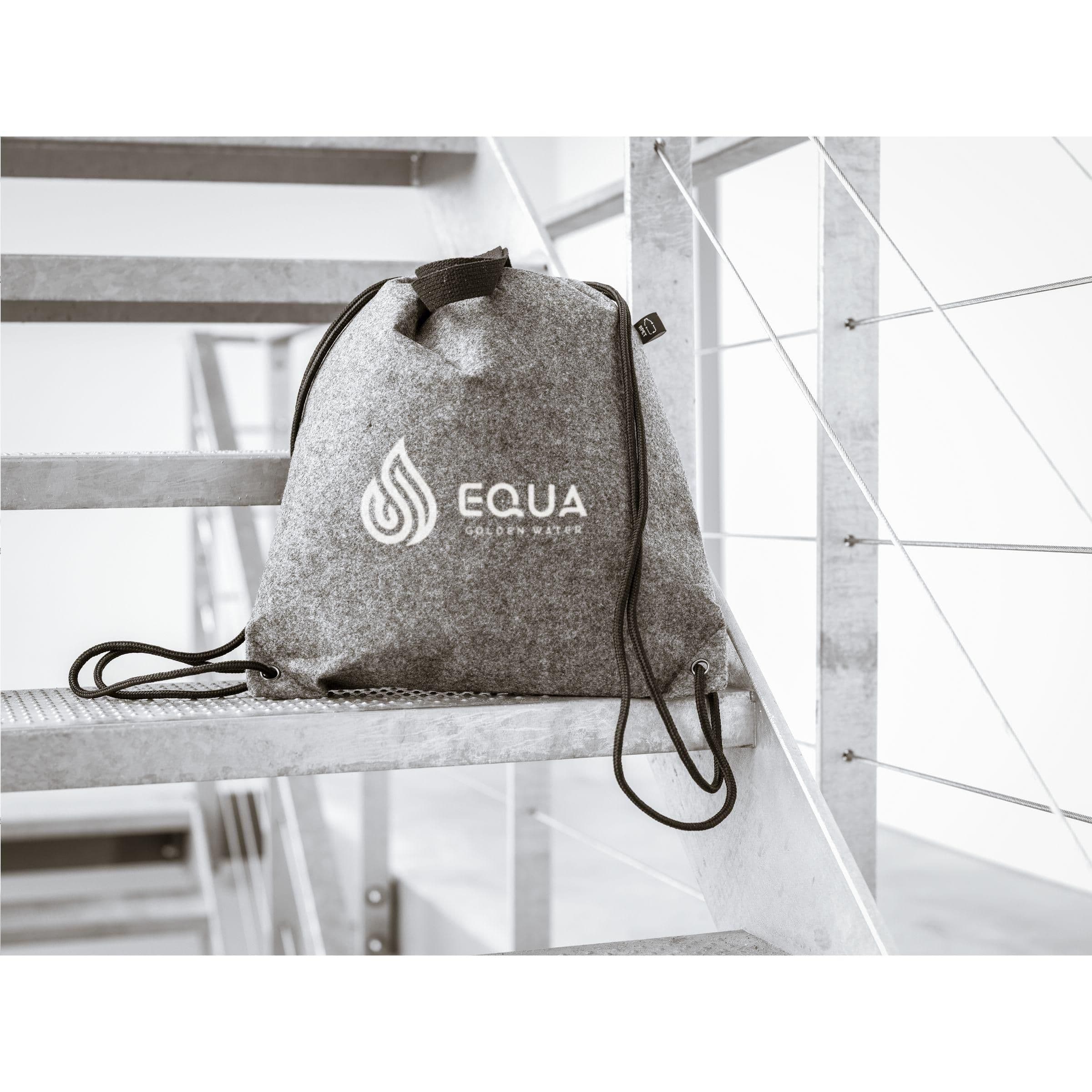 Sac à dos PromoBag Plus feutre GRS RPET en situation