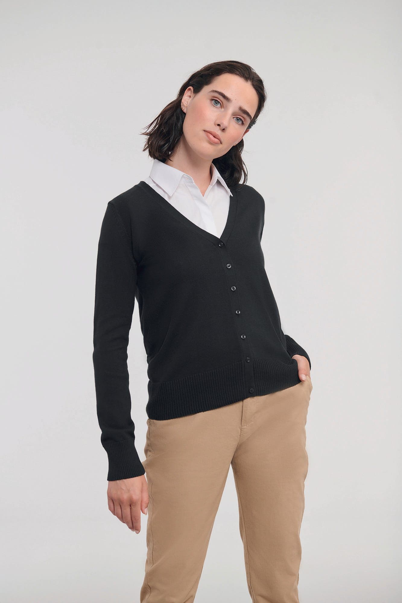 Cardigan femme en situation