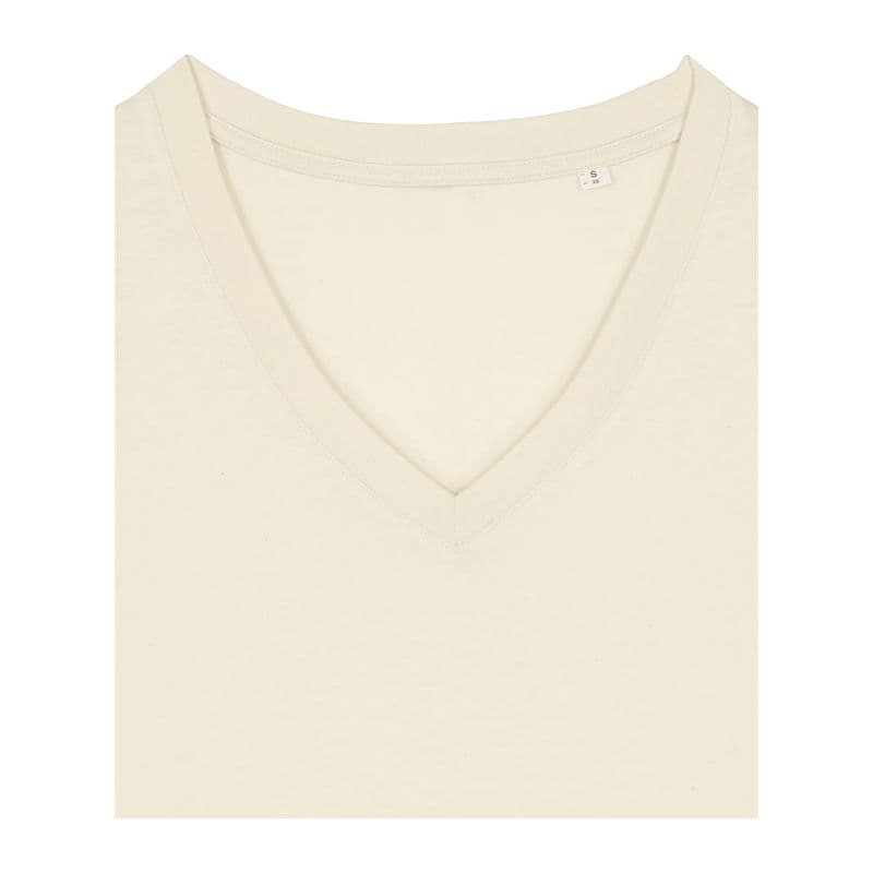 Stella Isla women's V-neck t-shirt coloris Naturel brut