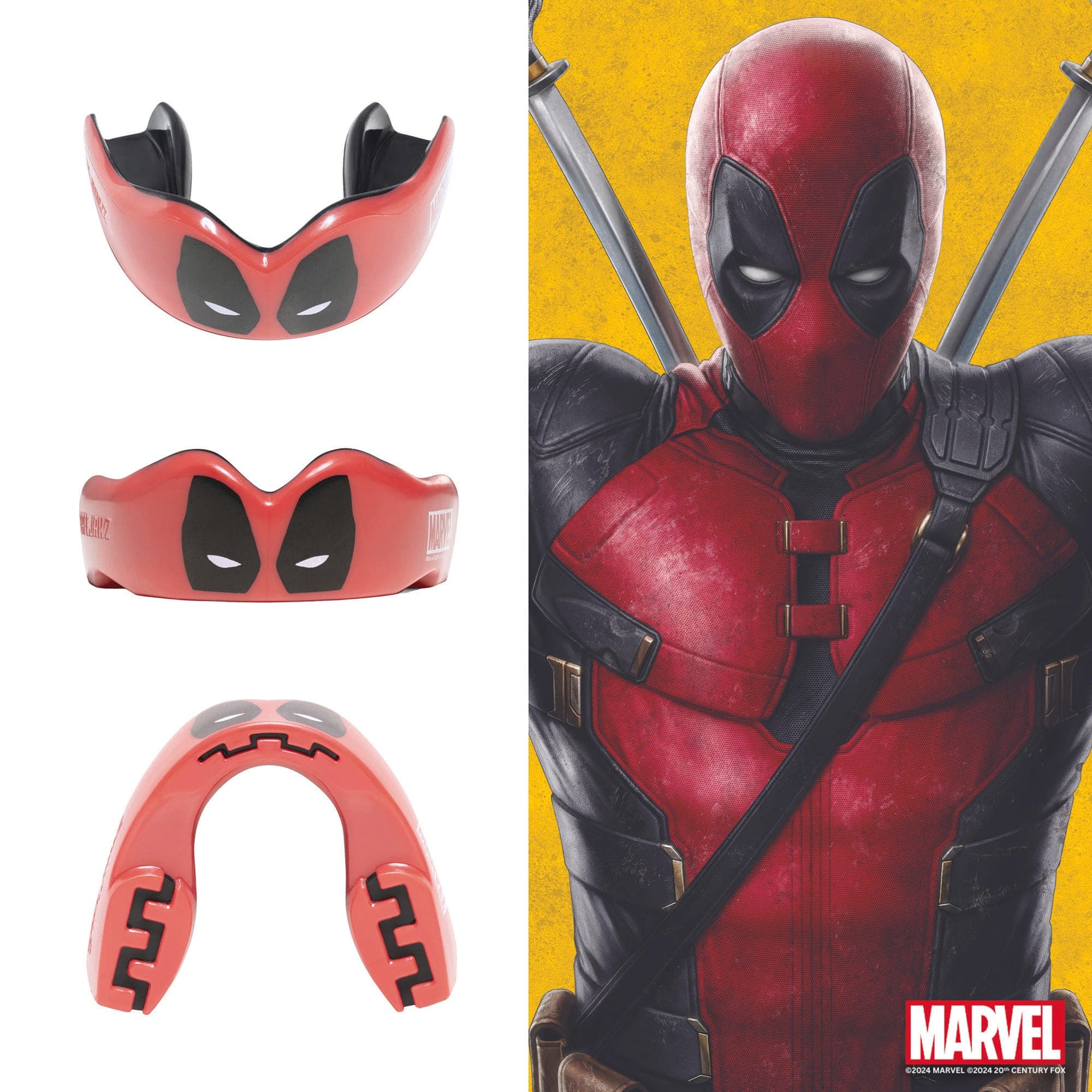 Protège-dents Marvel en situation