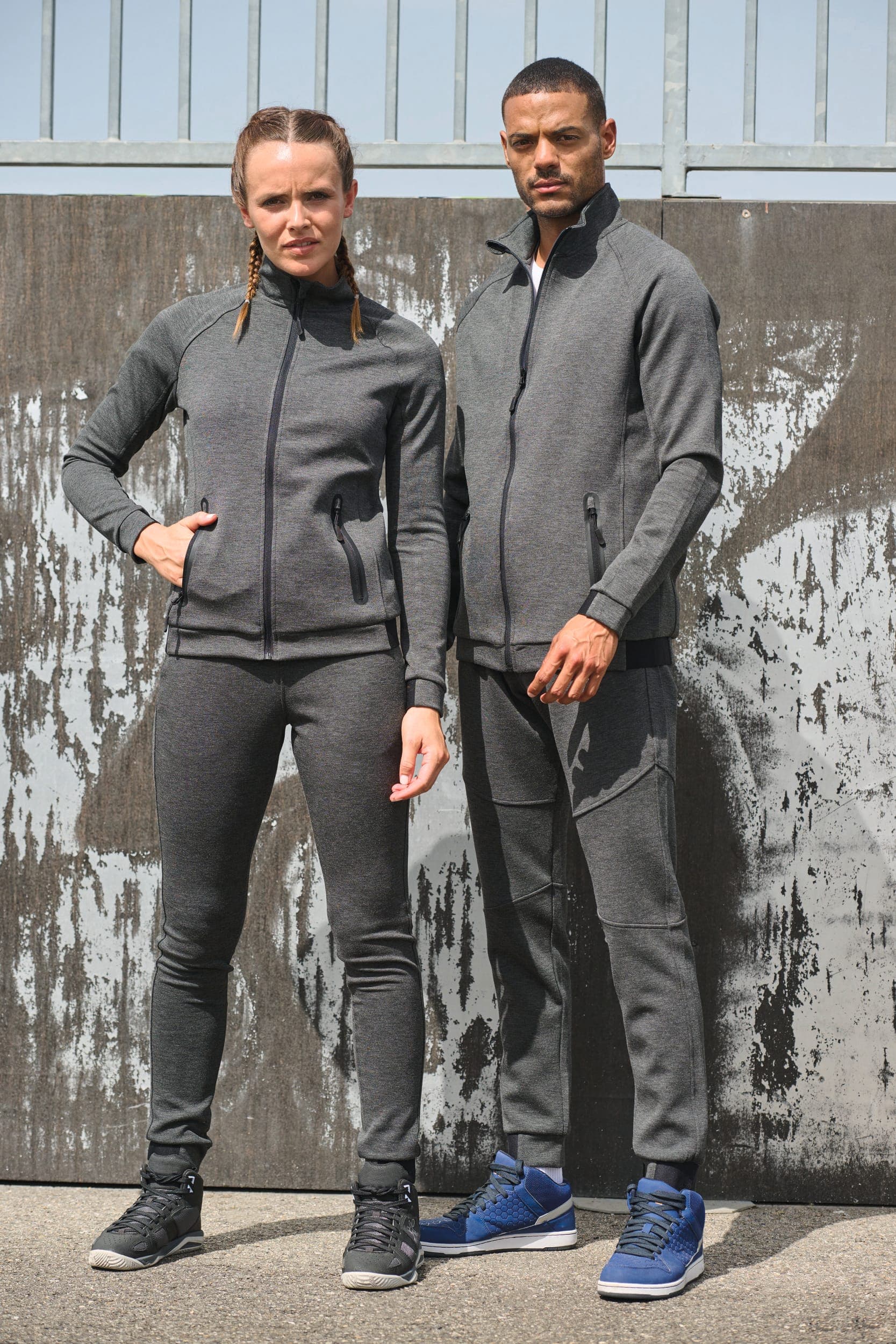 Veste à col montant homme en situation