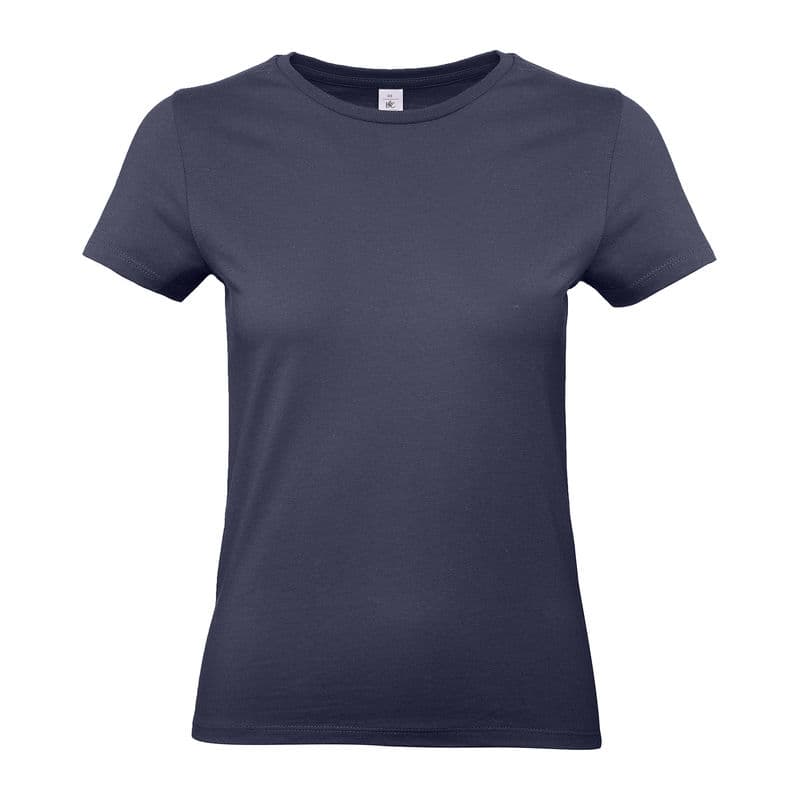 B&C #E190 /WOMEN T-SHIRT coloris Marine urbain