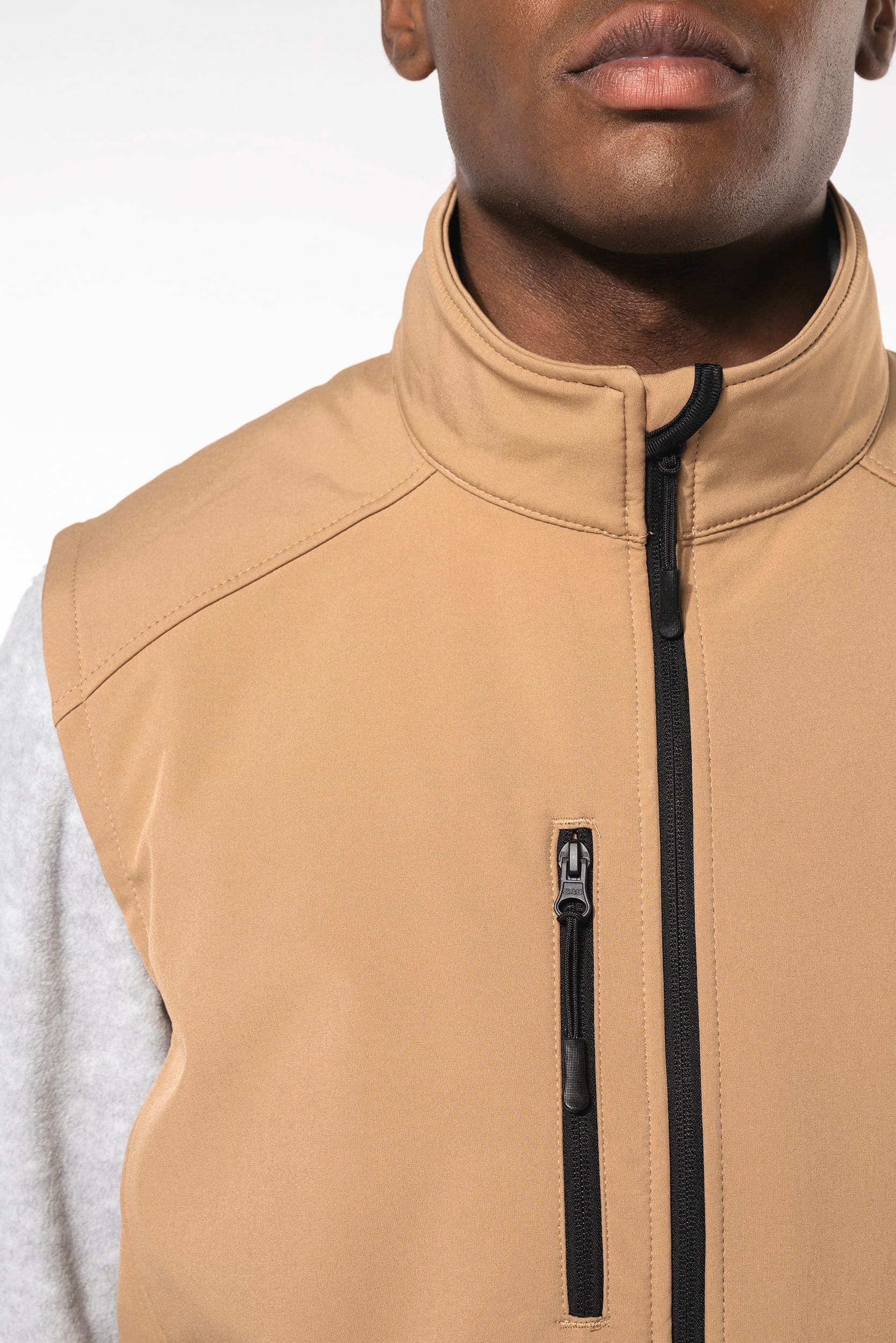 Bodywarmer softshell homme en situation