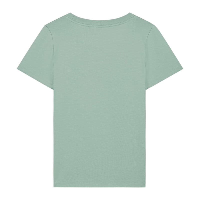The iconic mid-light women’s fitted t-shirt coloris Vert aloe