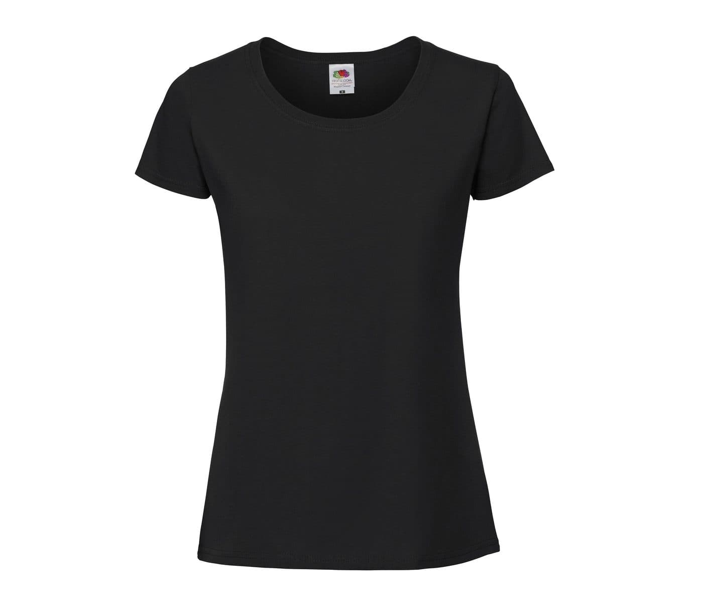 LADIES ICONIC 195 RINGSPUN PREMIUM T coloris Noir