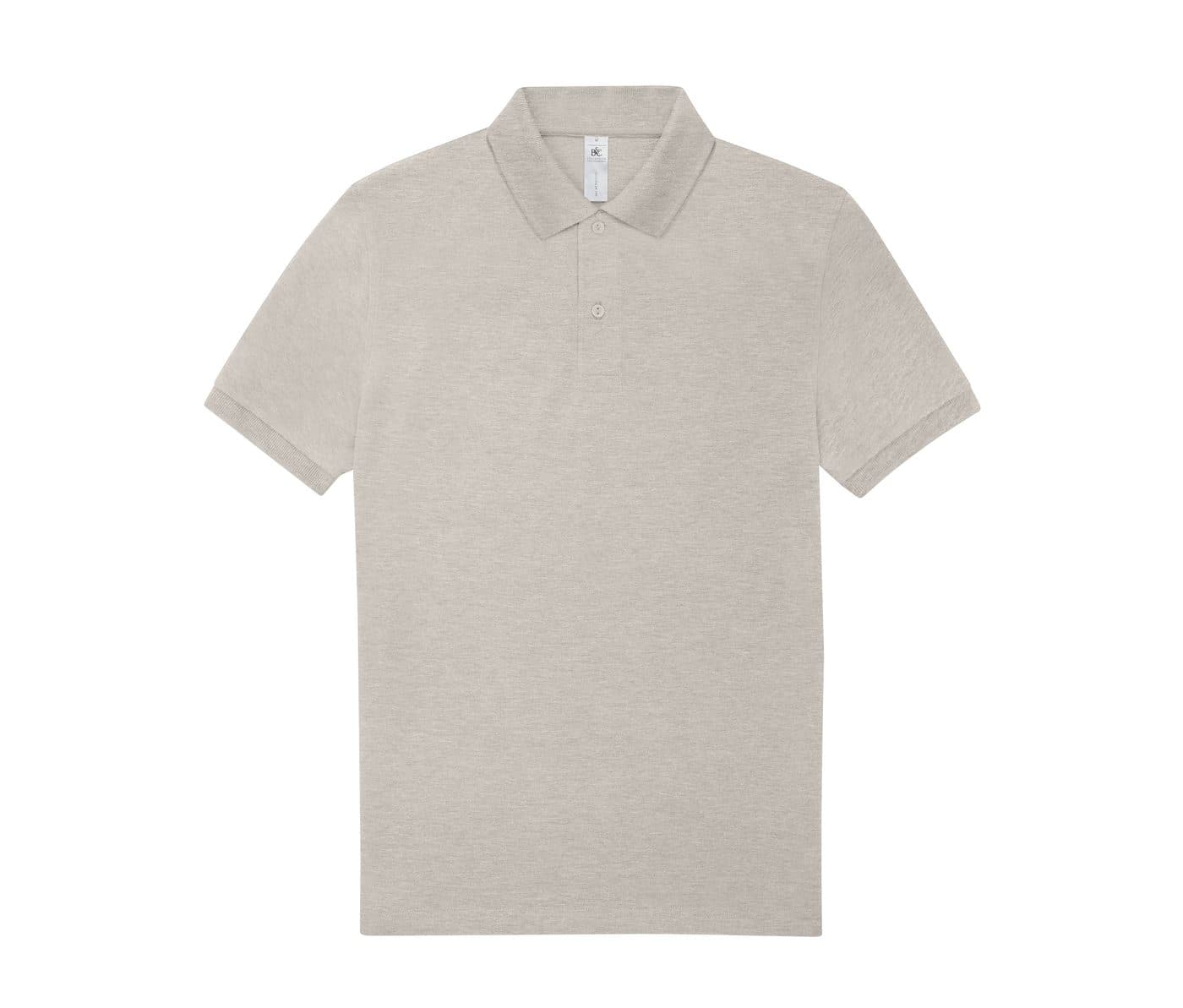 B&C MY POLO 210 coloris Gris chiné brume