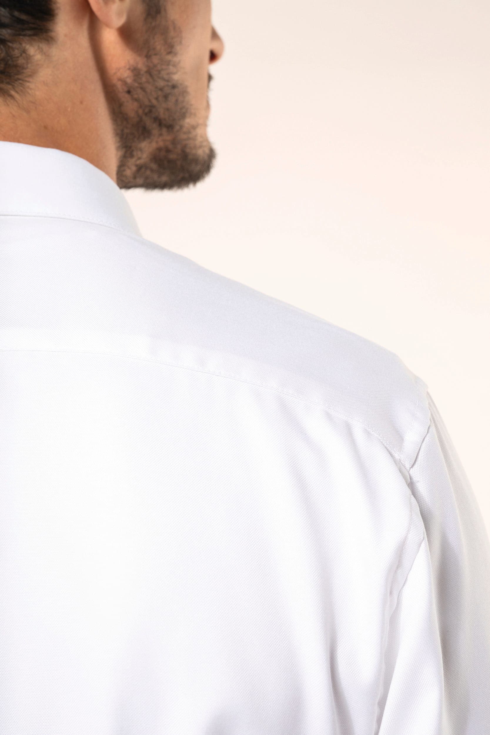 Chemise Oxford pinpoint manches longues homme en situation