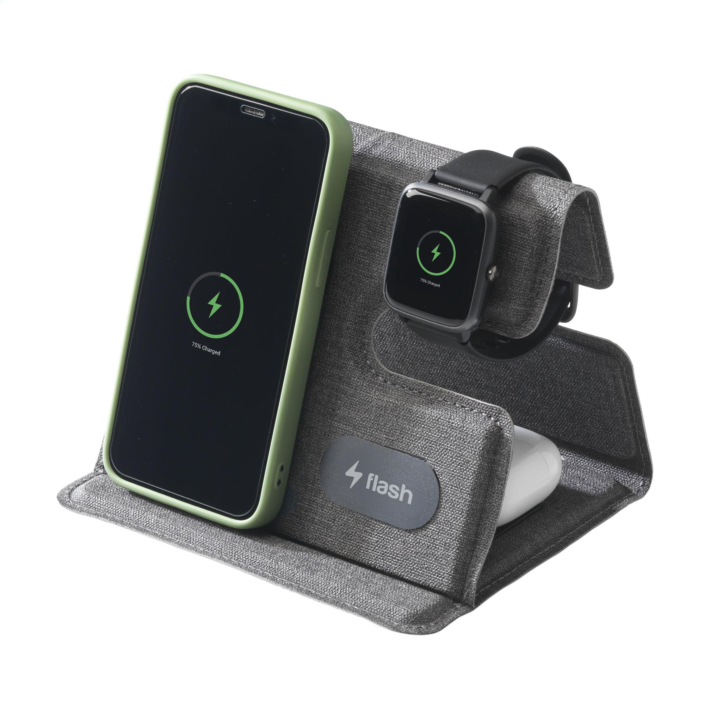 Station de charge sans fil Triplo RCS en situation