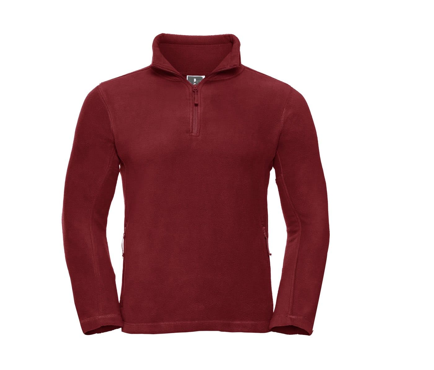 QUARTER ZIP OUTDOOR FLEECE coloris Rouge classique