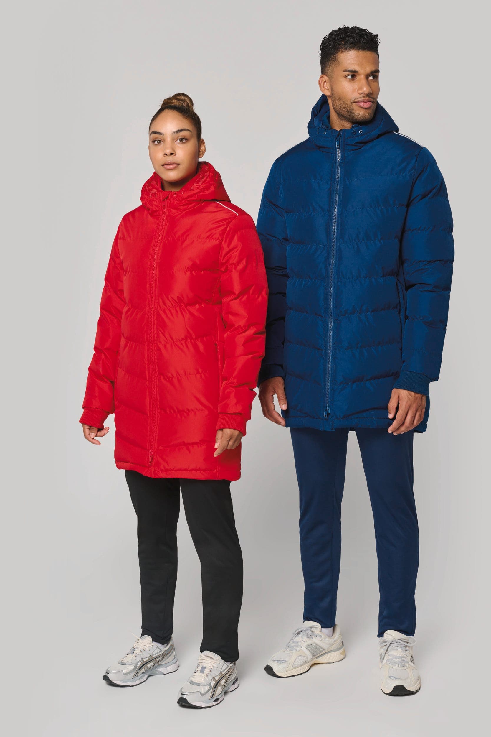 Parka team sports unisexe en situation