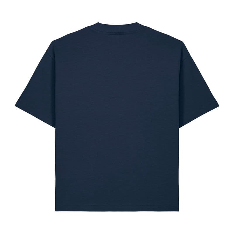 The unisex heavy weight boxy t-shirt coloris Bleu marine