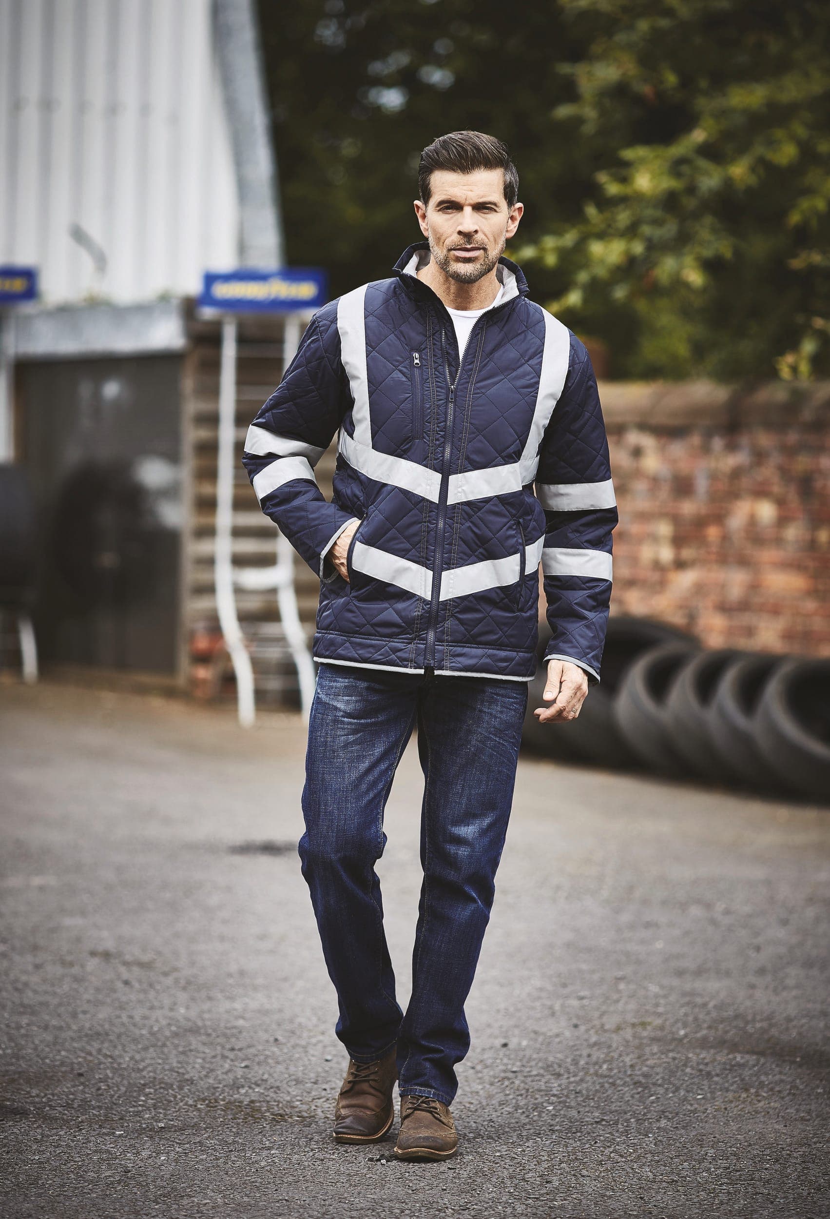 Veste haute visibilité "Kensington" en situation