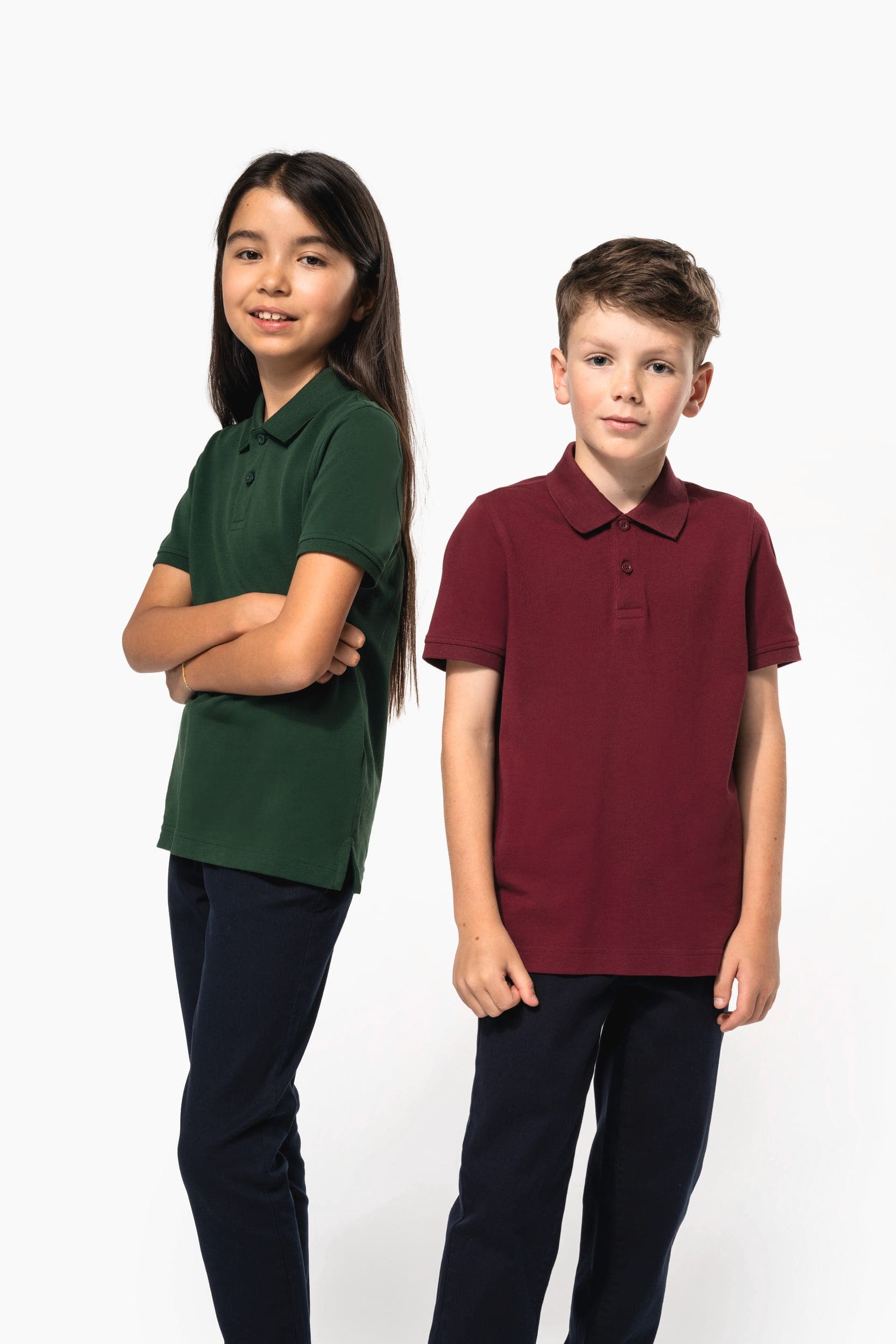 Polo piqué Bio180 enfant en situation