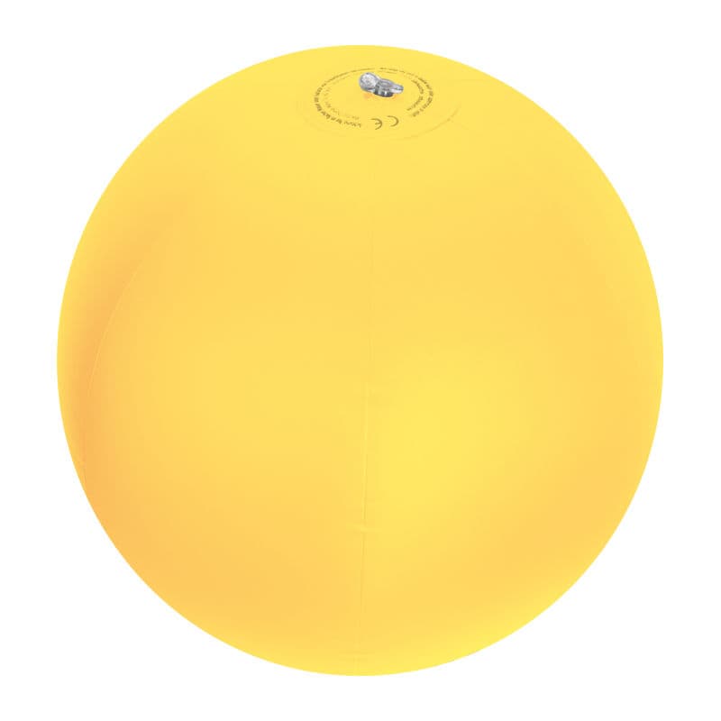 Ballon de plage givré "Orlando" coloris Jaune