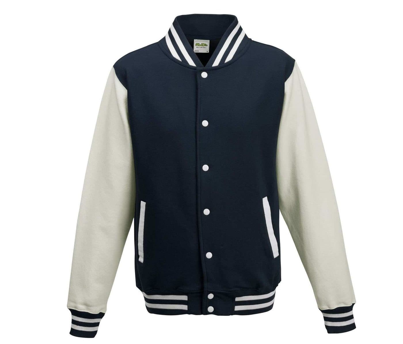 VARSITY JACKET coloris Marine oxford / Blanc