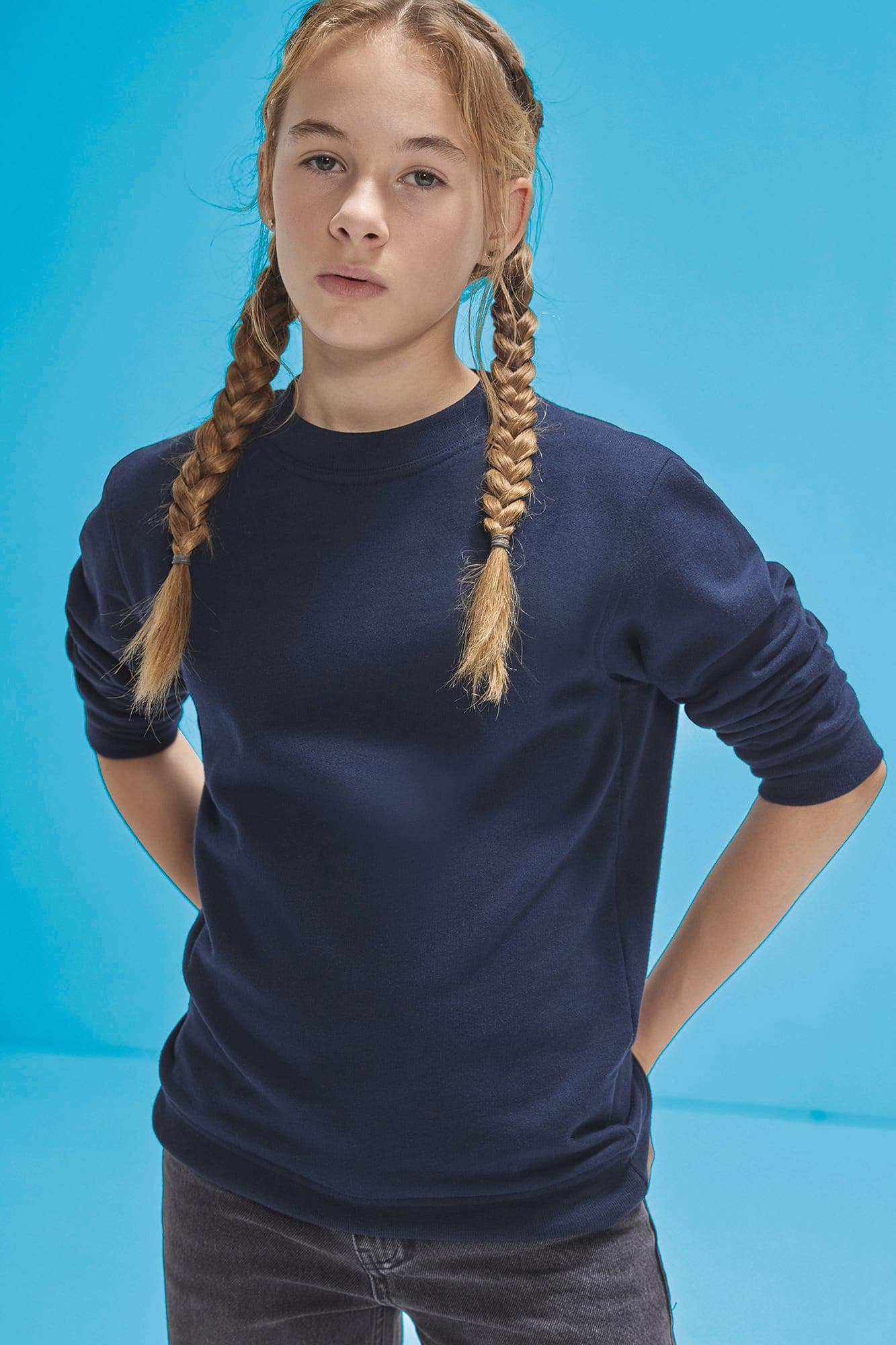 Sweat-shirt C ID.332 Crew enfants en situation