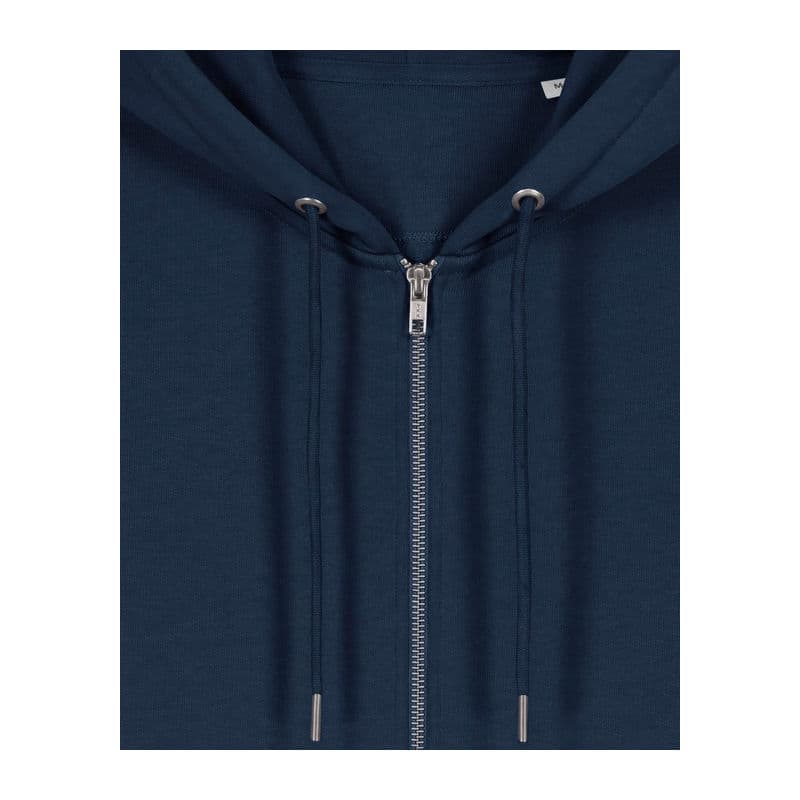 Cultivator 2.0 unisex zip-thru hoodie  coloris Bleu marine