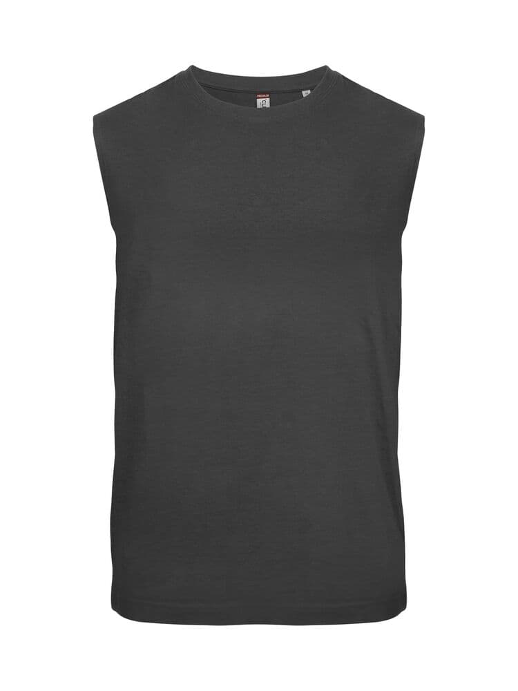 Clique Sleeveless T coloris Gris métal