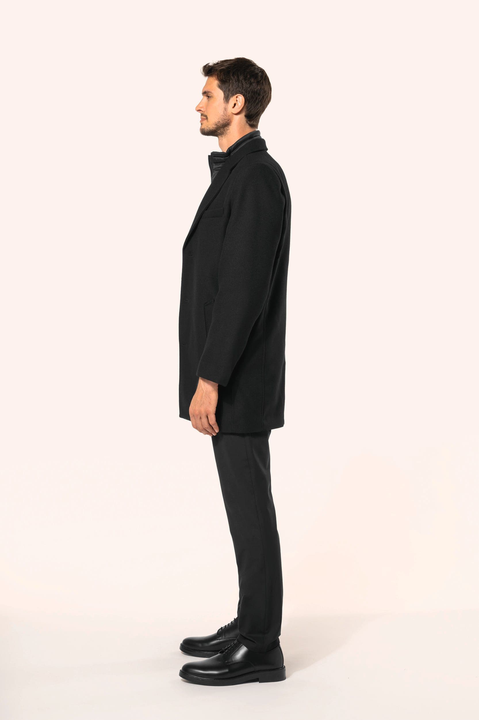 Manteau homme en situation