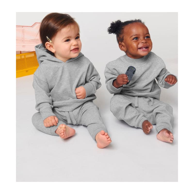 Baby Changer babies' sweatshirt coloris Gris chiné