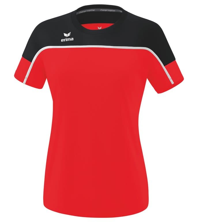 T-shirt CHANGE by erima coloris Rouge / Noir / Blanc