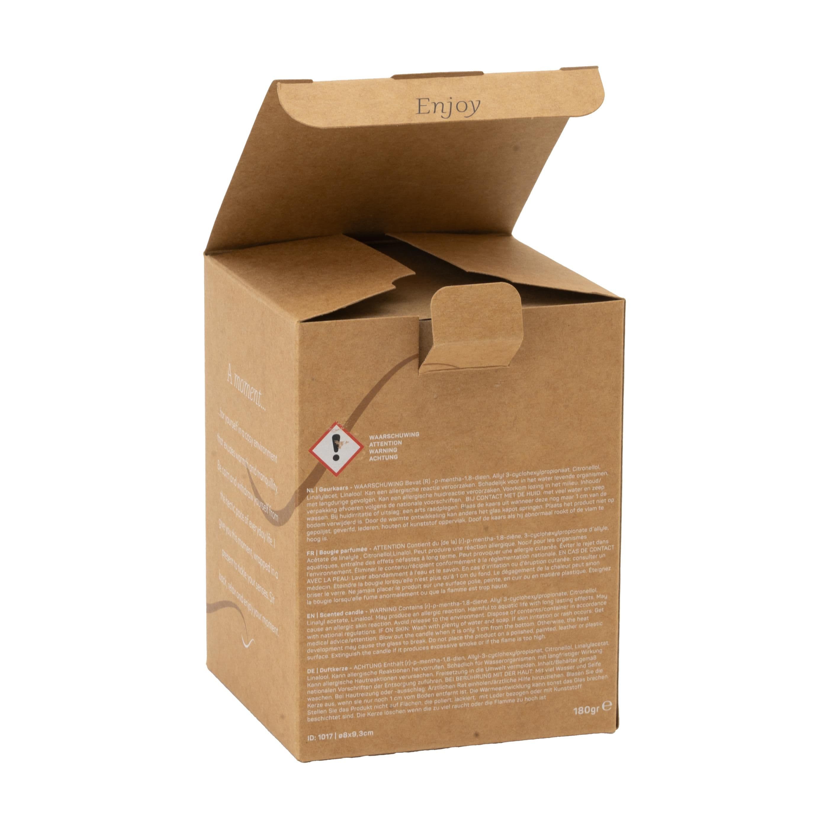 Bougie parfumée Wooosh Scented Candle Hidden Fig en situation
