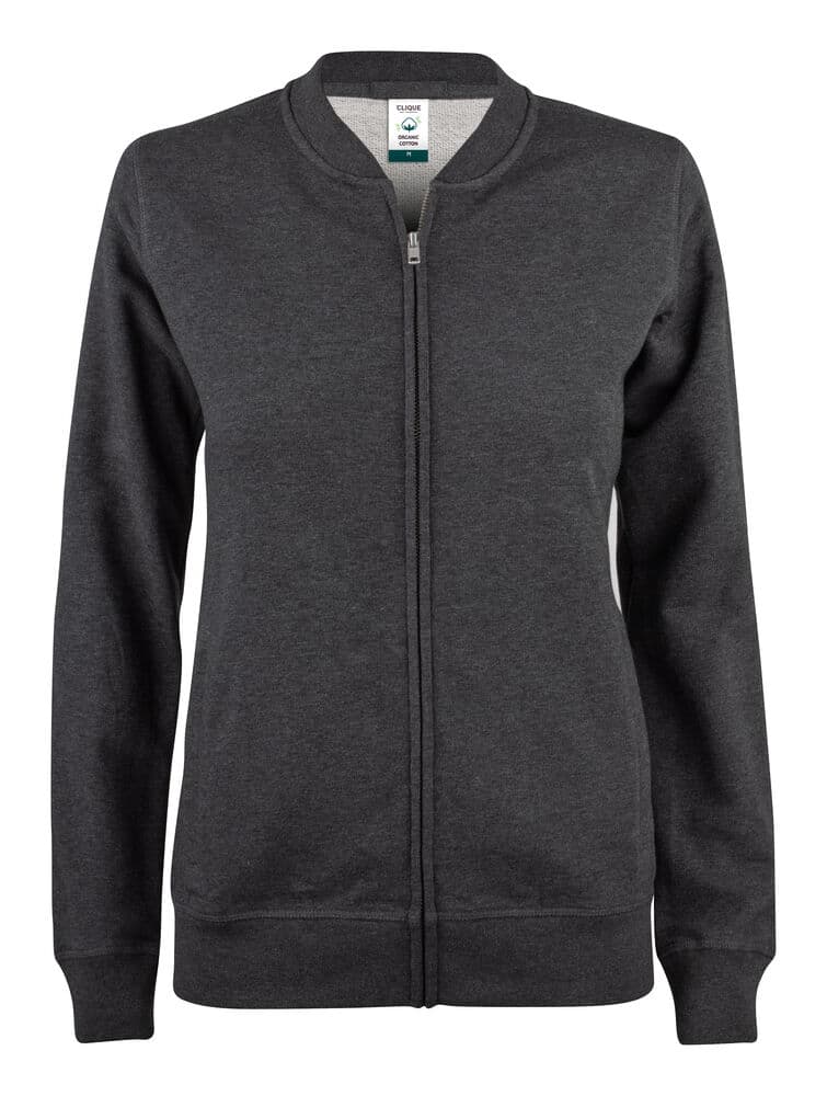 Clique Premium OC Cardigan Women coloris Anthracite chiné