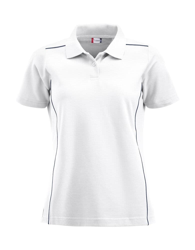 Clique New Alpena Polo coloris Blanc