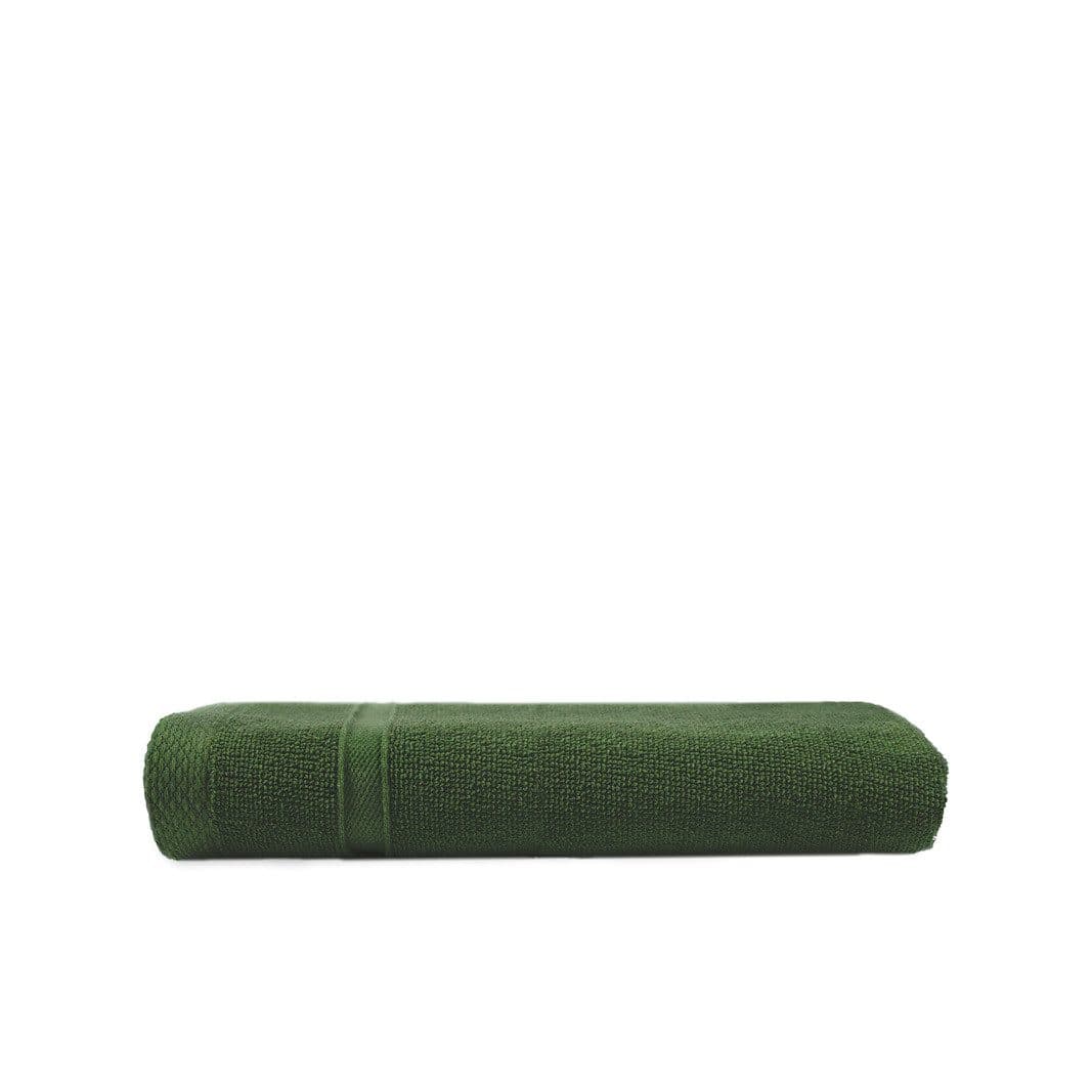 RECYCLED CLASSIC BATH TOWEL coloris Vert bouteille