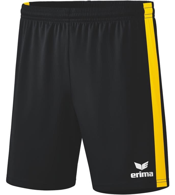 Short Retro Star coloris Noir / Jaune