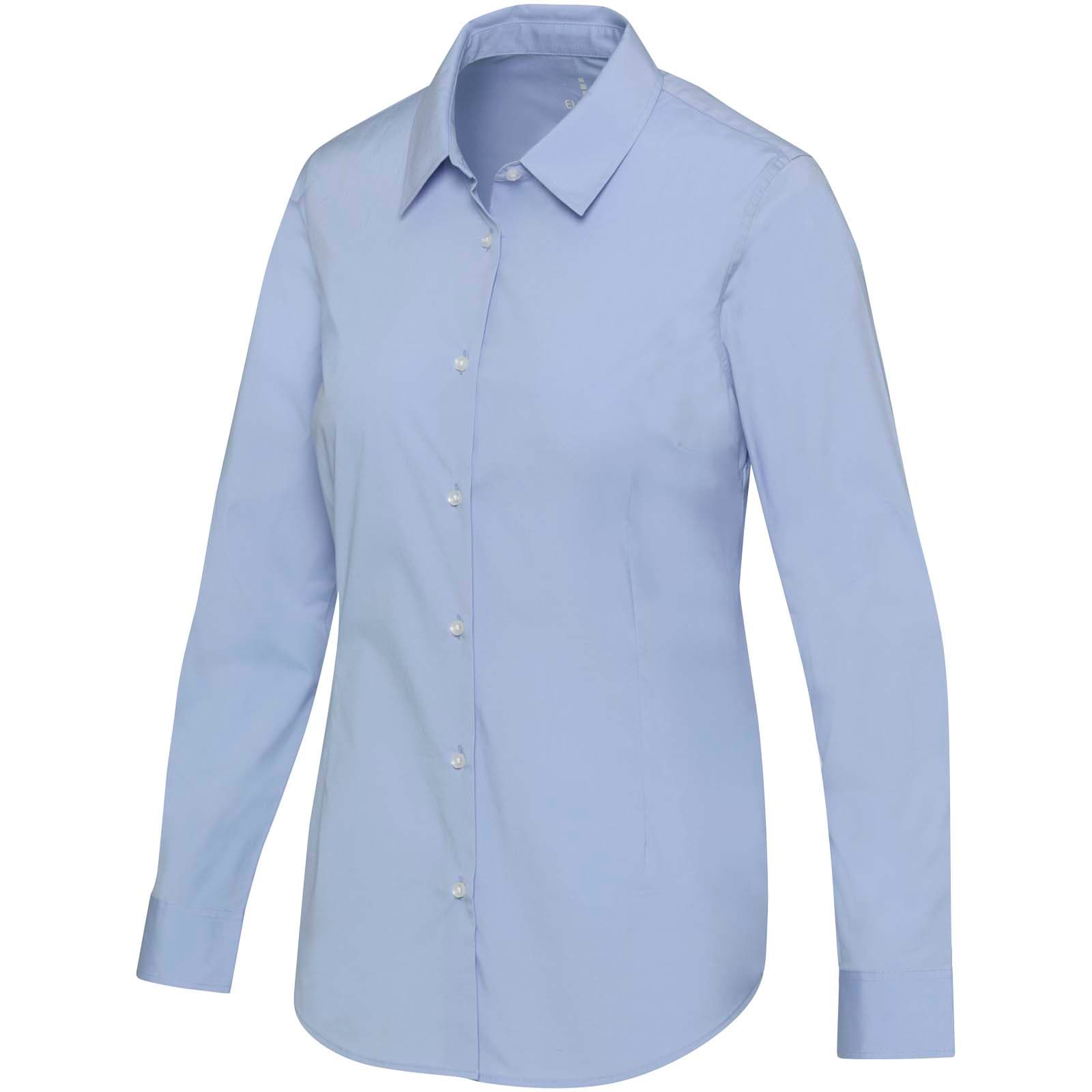 Chemise en popeline femme de 133 g/m² Carnelian coloris Bleu clair