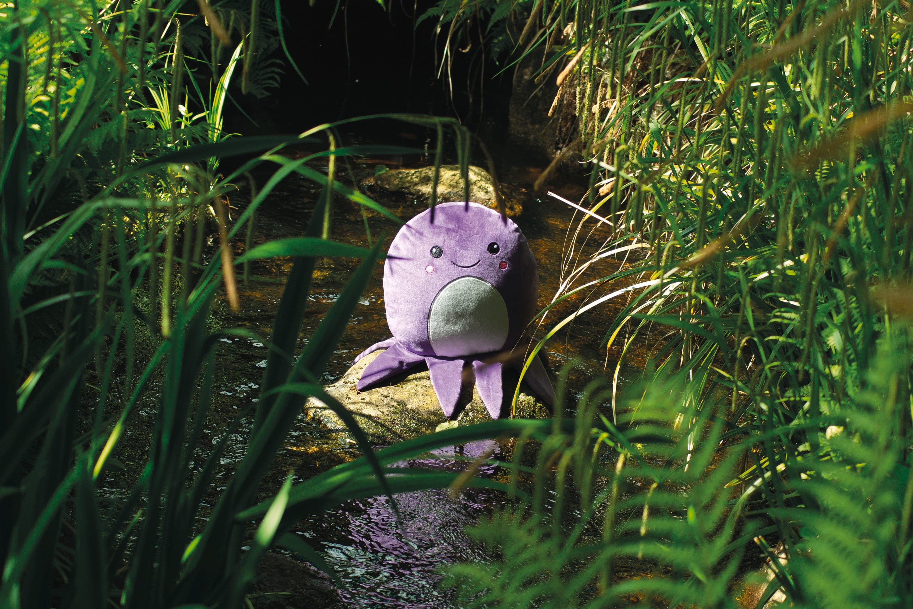 Peluches Squidgy's en situation