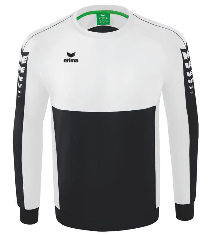 Sweat-shirt SIX WINGS coloris Noir / Blanc