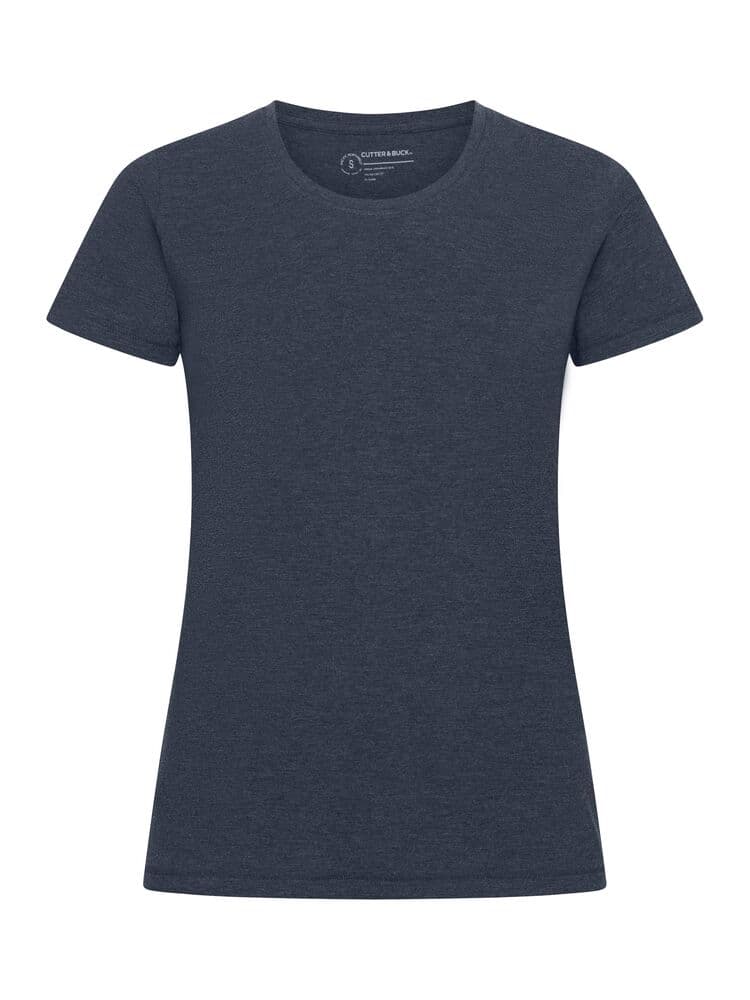 Pull col rond Cutter & Buck Manzanita femme coloris Marine chiné