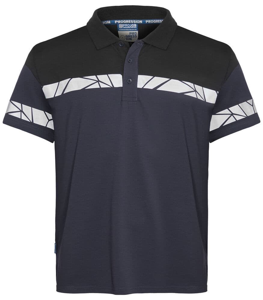7003 POLO coloris Marine / Noir