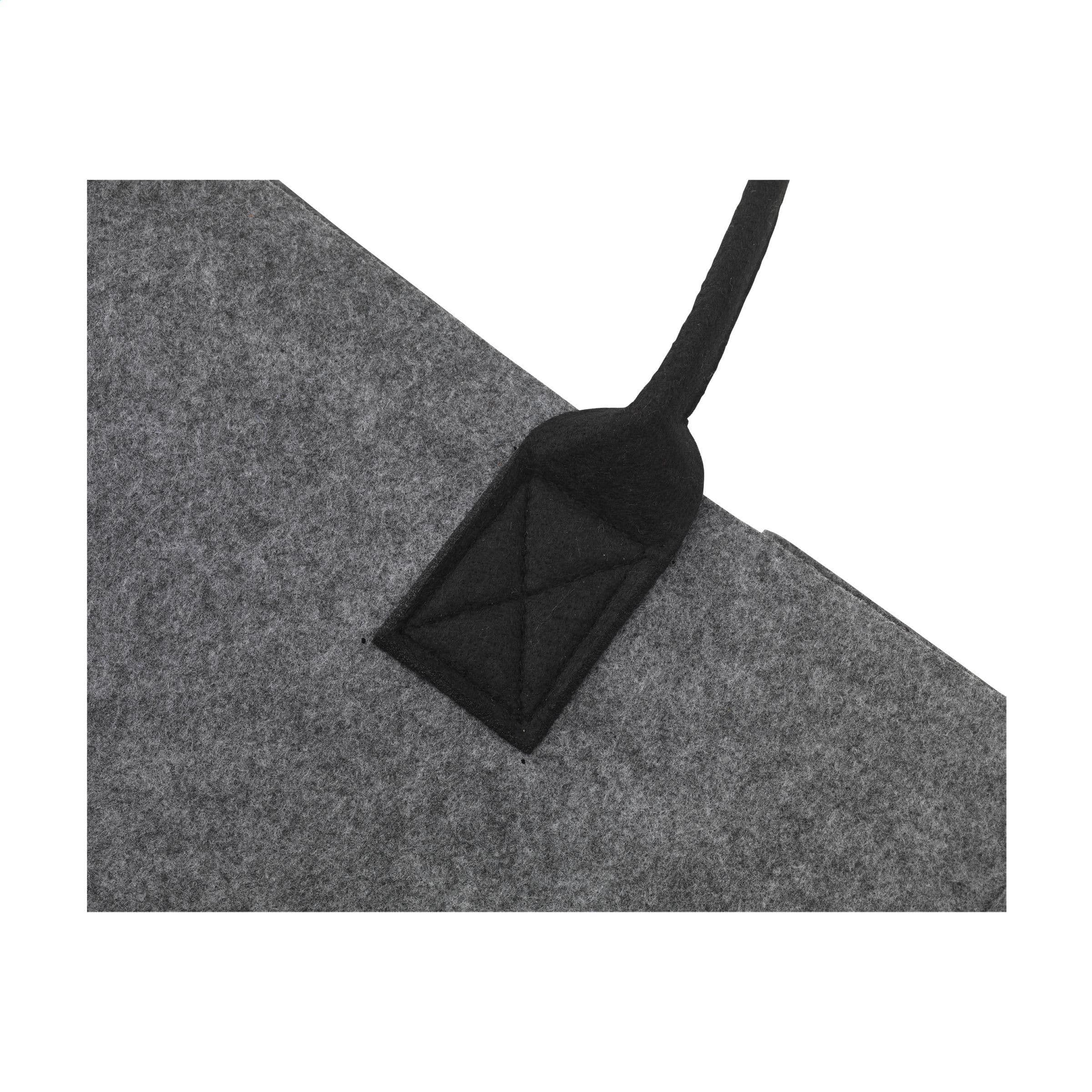 Sac de courses BigShopper Argus GRS RPET feutre en situation