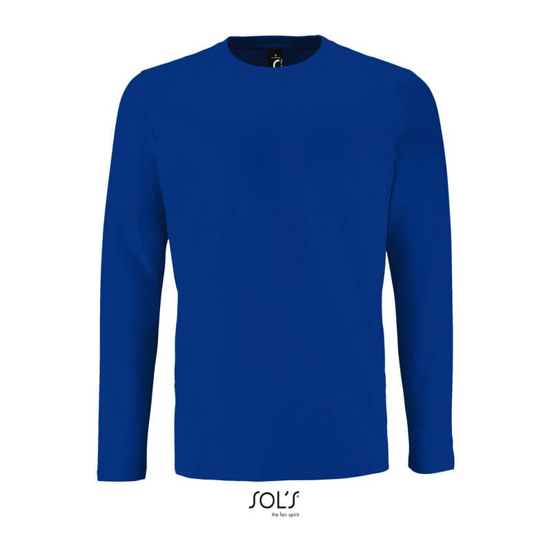 SOL'S IMPERIAL LSL MEN - LONG-SLEEVE T-SHIR coloris Bleu roi