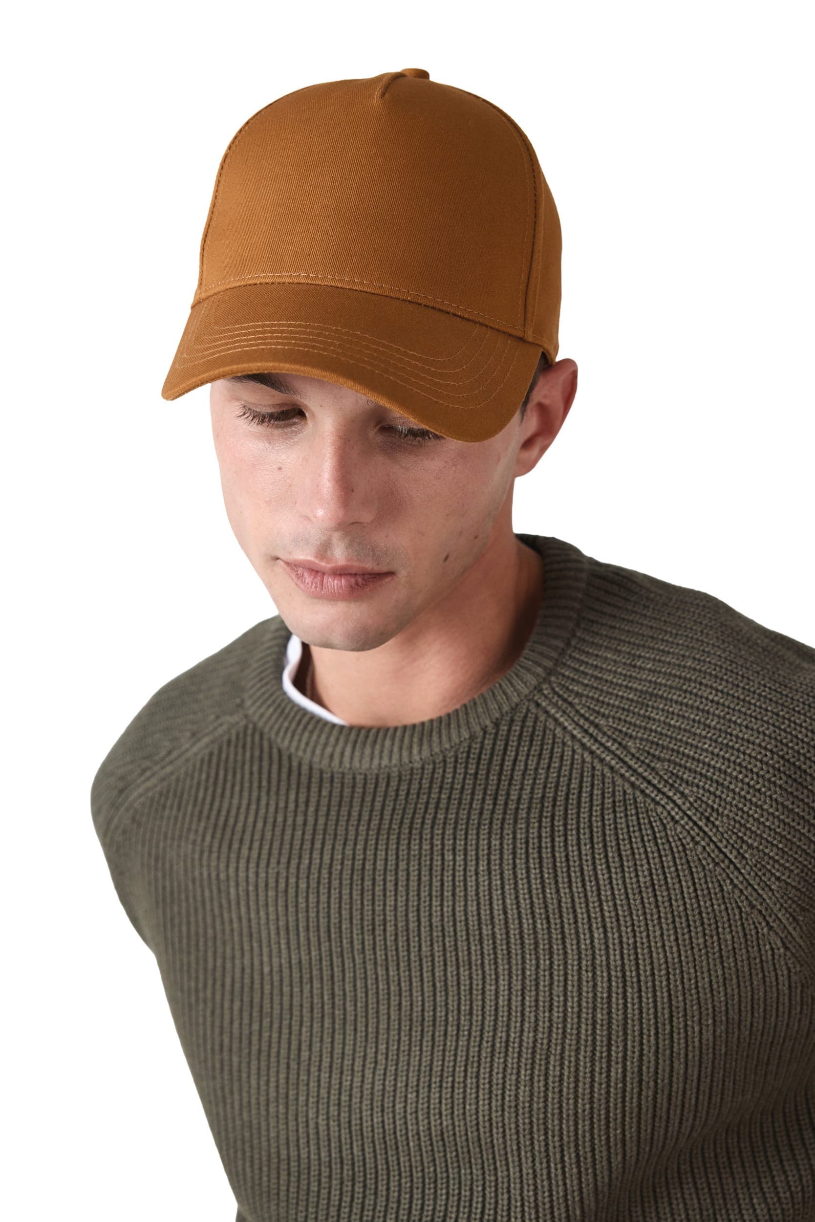Casquette 5 panneaux - K-up Gold Label en situation